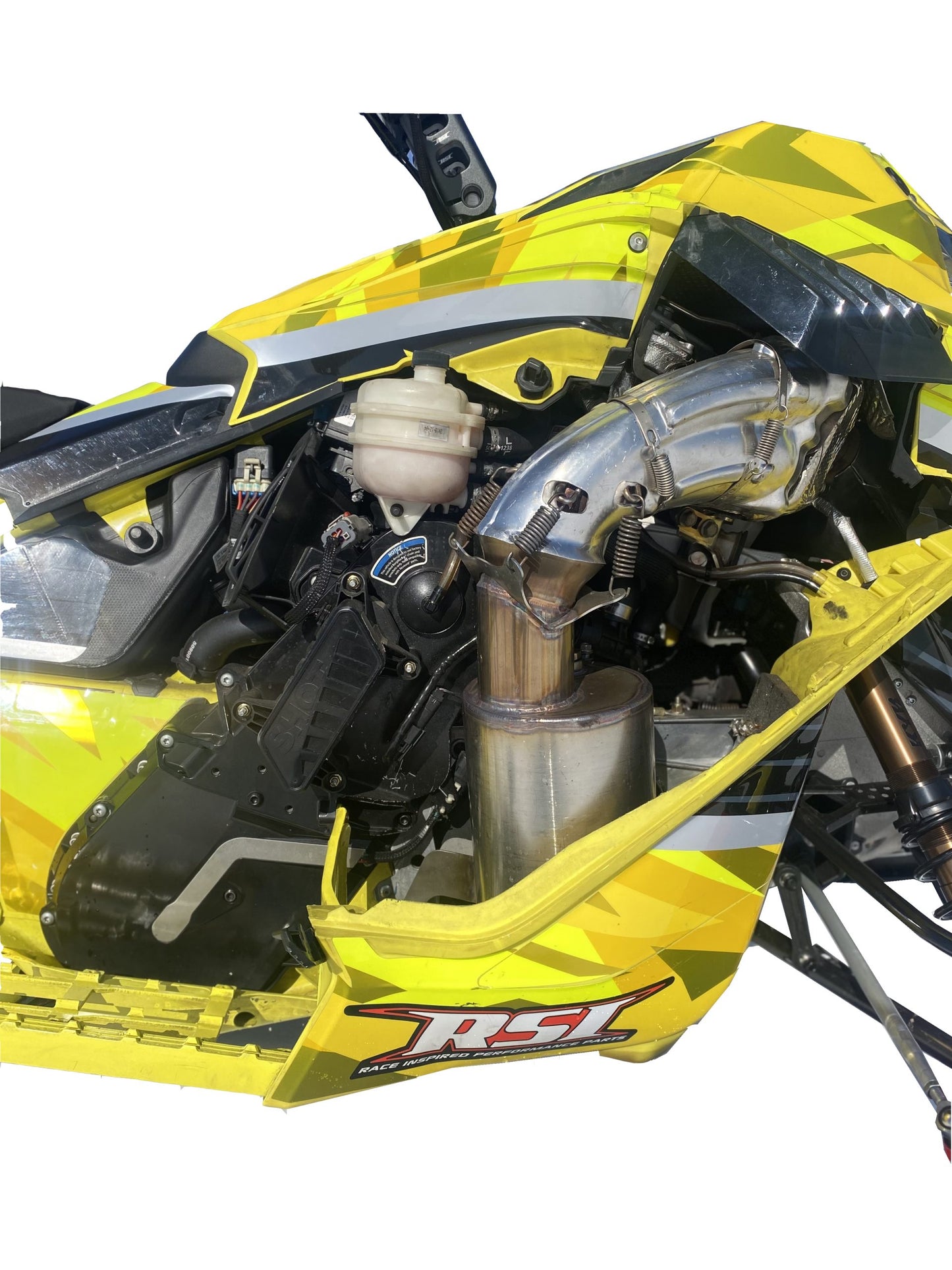 2023-24 Ski-Doo 850 Gen 5 / Lynx Raiden (Shredder Model only) Factory Turbo Lightweight Muffler – Stainless Steel