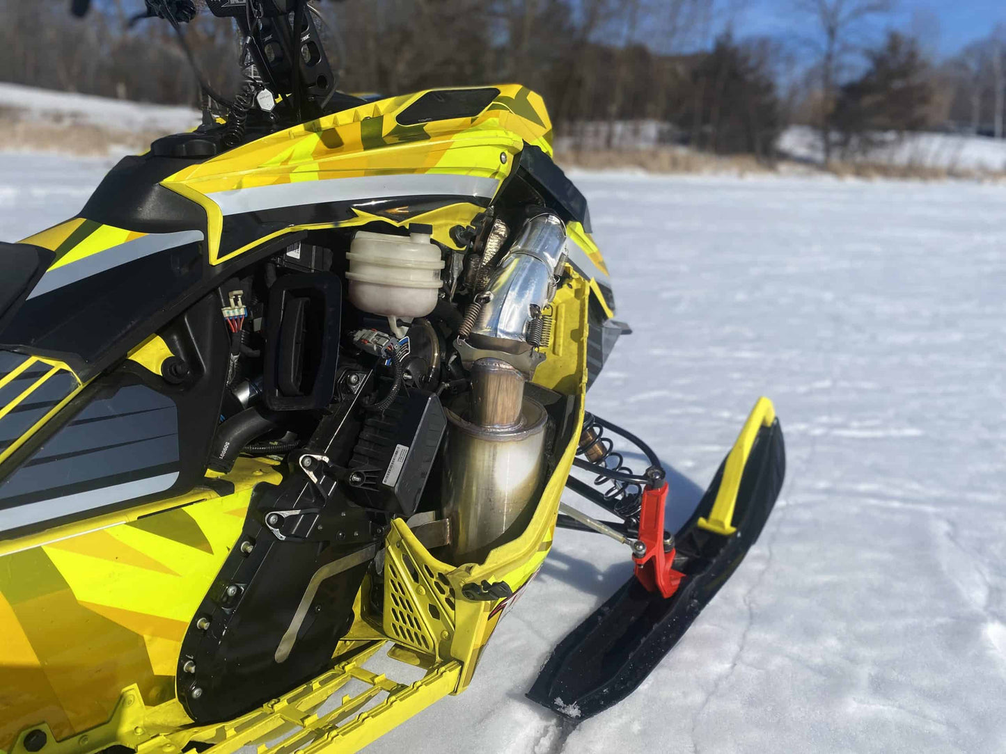 2023-24 Ski-Doo 850 Gen 5 / Lynx Raiden (Shredder Model only) Factory Turbo Lightweight Muffler – Stainless Steel
